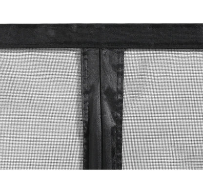 Black，Mosquito net magnetic screen air curtain invisible customized size，Magnetic stripe opens from the middle，motorhomes， car