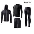 Traje deportivo para hombre, conjuntos para correr, compresión, gimnasio, fitness, ropa deportiva de secado rápido, mallas de baloncesto, ropa interior para correr al aire libre y entrenamiento.