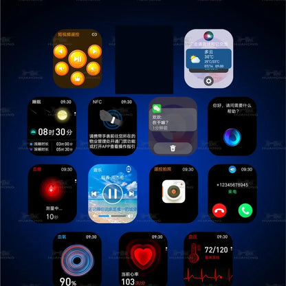 Fashion Watch HK10 Pro Smart Watch NFC ChatGPT 2.02'' Music Bluetooth Call Fitness Tracker Ai Voice Sports SmartWatch Men Women