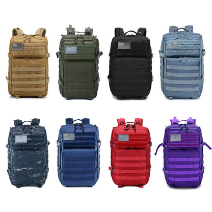 50L Man/Women Hiking Trekking Bag Tactical Backpack Survival hunting Waterproof Molle Bug Out Outdoor Travel Camping Backpack