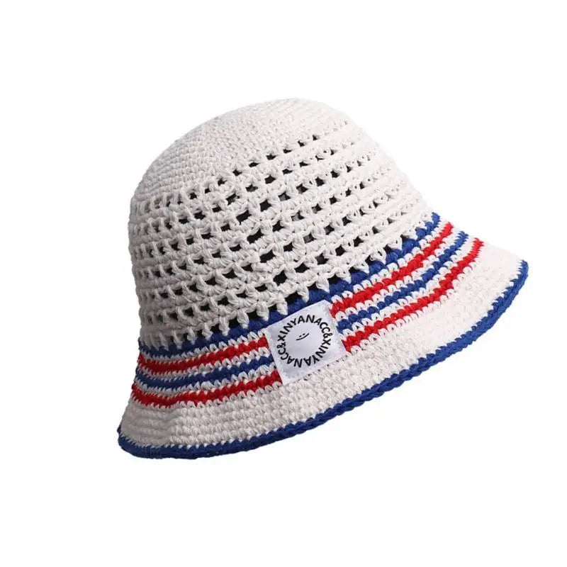 31BB Patterned Breathable Fisherman Hat Fabric Warm Season Shore Headwear Korean Fashion Lightweight Outdoor Sun Protection