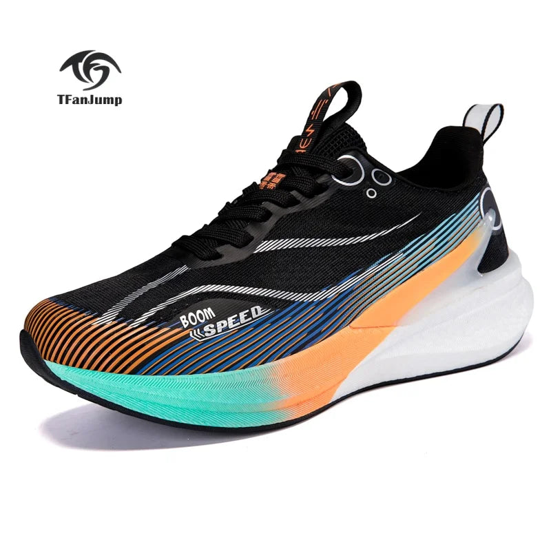 2025 Men's And Women's Professional Carbon Board Marathon Running Shoes Shock Absorption Ultralight Stable Support Sports Shoes