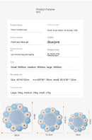 Round Daisy Heat Resistant Silicone Mat  Cup Coasters Insulation Non Slip Pot Holder Thicken Table Placemat Kitchen Accessories