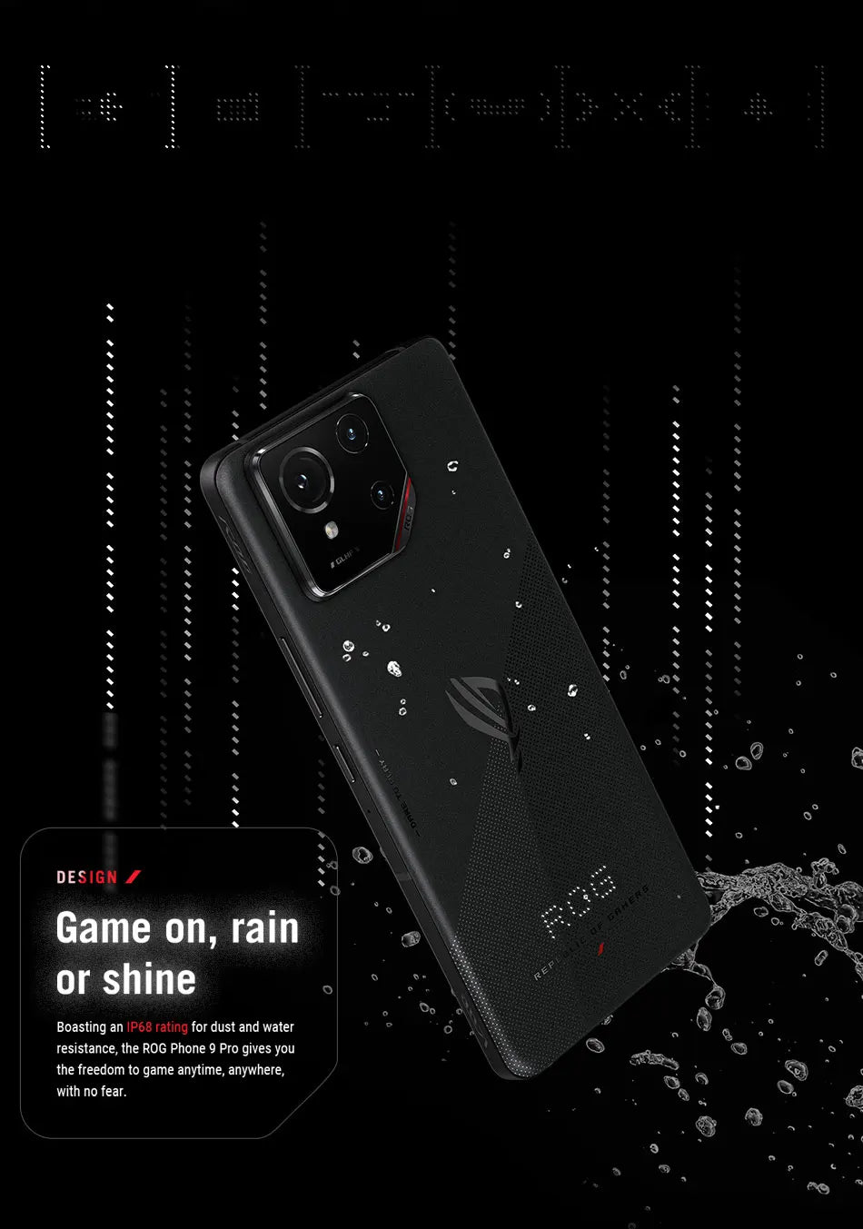 ROG Phone 9 Snapdragon 8 Official New  Gaming Flagship Smartphone 185Hz Refresh Rate AMOLED Android mobile