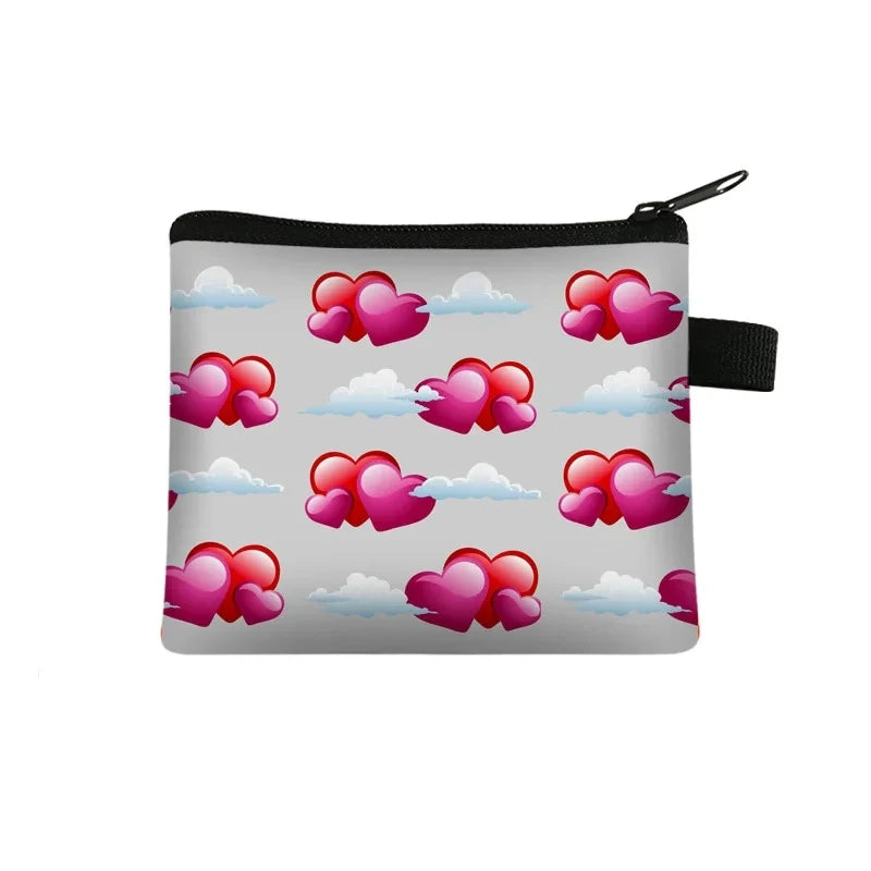 Carteira Portfel Men Wallet Women Cartera Mujer Female Short Cute Flower Zero Wallet Simple Fashion Card Bag Coin Purse Key Case