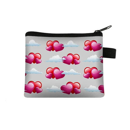 Carteira Portfel Men Wallet Women Cartera Mujer Female Short Cute Flower Zero Wallet Simple Fashion Card Bag Coin Purse Key Case