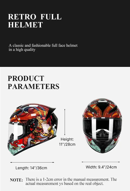Full Face Helmet Motocross Helmet Breathable Helmet Wear-Resistant Helmet For Motorcycle Anti-Fall Motorcycle Helmets Supplies