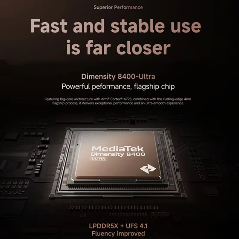 Global Version Xiaomi 15T MediaTek Dimensity 8400-Ultra Smartphone 6.83" 120Hz Display Leica Summilux Optical 50MP Triple Lens Xiaomi HyperOS 5500mAh (typ) Large Battery 67W HyperCharge Xiaomi Cellphone