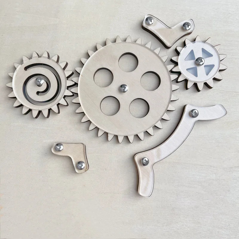 Busy Board DIY Montessori Toys Lock Mobile Children Wood Chips Skill Training Parent-Child Game Puzzle Intelligence Development