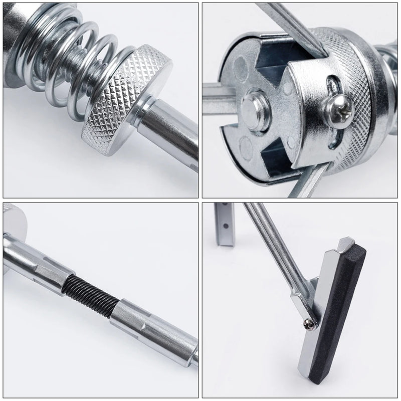 Lijadora de cilindros de tres mordazas, rectificadora de diámetro interior de acero, herramienta de bruñido de cilindros de freno de motor de automóvil, bruñidor de eje flexible de 19-64 mm