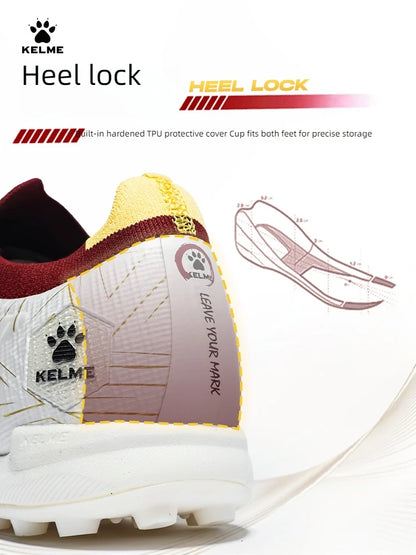 Botas de fútbol KELME para adultos, botas de fútbol sala, césped artificial, placa de carbono profesional TF, botas de fútbol para entrenamiento de partidos