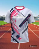 Hot Selling Fitness Short Sleeve DIADORA Badminton Sport Clothes T-shirt Comfortable Breathable Sweat Absorption Cycling Clothes