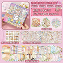 50 in 1 landscape stickers miniature scene collection 3d three-dimensional girls children's educational toys