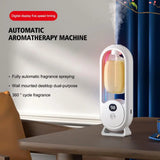 Automatic Fragrance Diffuser, USB Powered Essential Oil Diffuser with Spraying & Light, Home Fragrance for Living Room, Bedroom