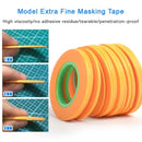 3/4/9 Rolls Model Masking Tape Fine Line DIY Cover Tape for Hobby Gundam Model Paint Tool 1/2/3/6/8/10/12/15/18/20/24/30mm