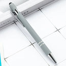 50pcs Light Metal Ballpoint Pen Touch Screen Pen Office School Advertising Pen Custom Logo Text Engraving Laser Engraving