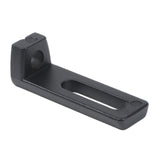 Slidable Adjustable Motorcycle Fog Lamp Bracket Black Alloy for Handlebar and Off Road Vehicle Auxiliary Light Installation