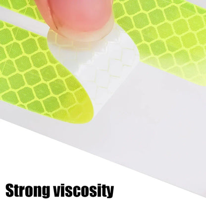 10-100Pcs Motorcycle Helmet Warning Reflective Stickers Night Safety Driving Decorative Strips Sticker Bicycle Moto Car Decals