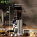 BioloMix Automatic Burr Mill Electric Coffee Grinder CG210 with 48 Grind Settings Adjustable for Espresso American Coffee