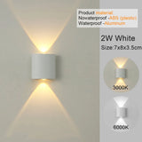 Apliques de pared LED modernos para interiores y exteriores, luces blancas de montaje en pared para sala de estar, pasillo, dormitorio, decoración