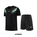 Fitness Clothes Ice Silk Quick Drying T-shirt Suit Men Short Sleeve Running Sportswear Shorts Tracksuit Gym Sports Training Sets