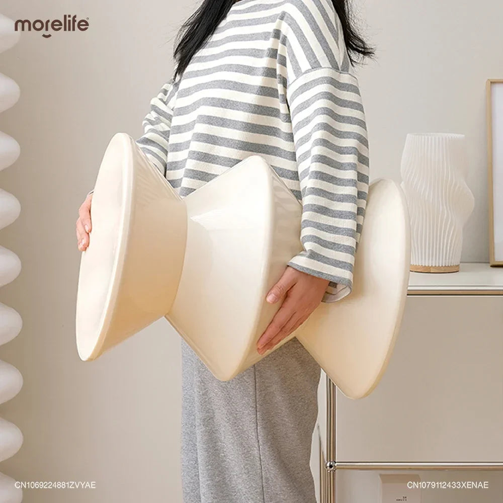 Nordic Stools Ottomans Shoe Changing Stool Small Bench Modern Minimalist Plastic Creative Round Coffee Tables Furniture WHCL+