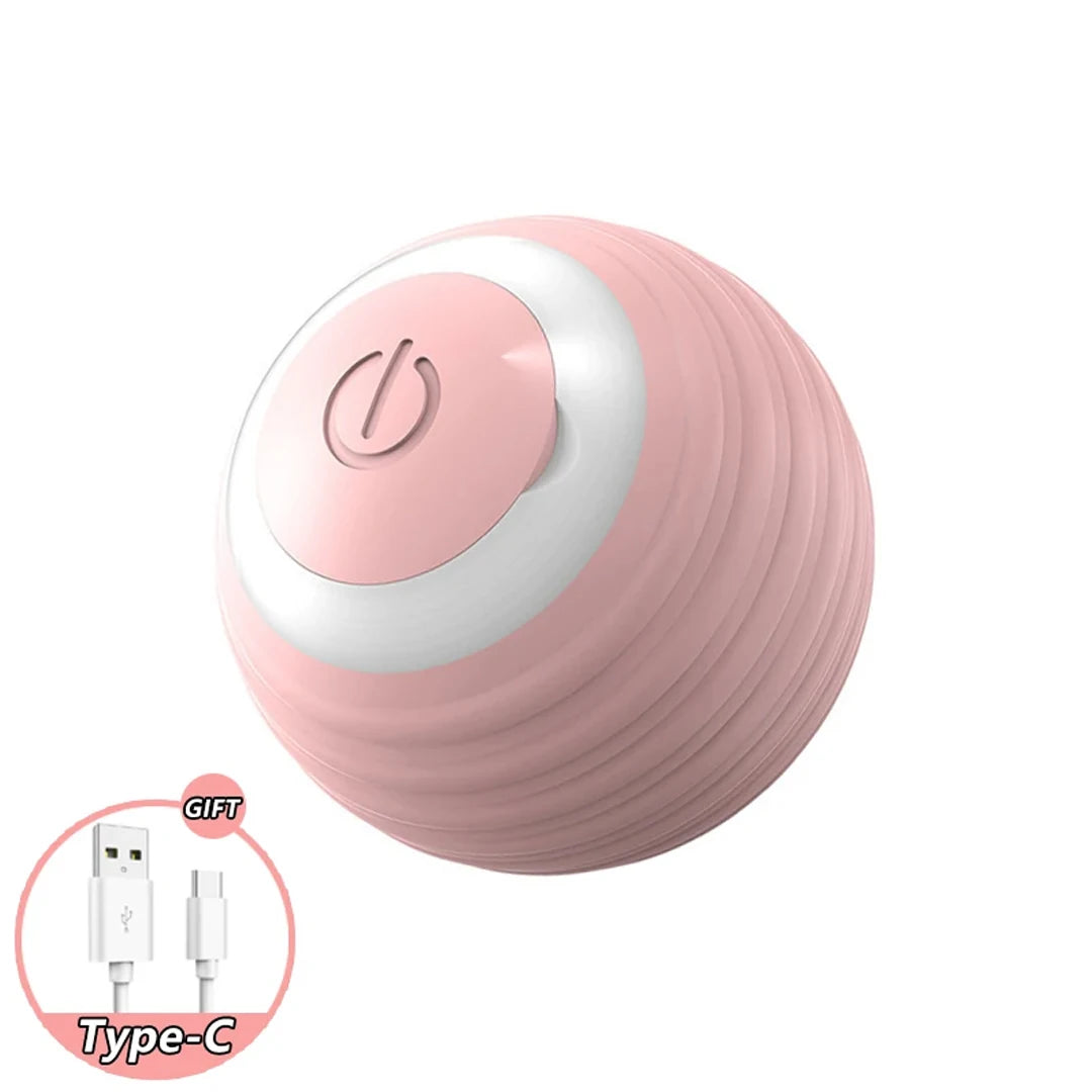 Pelota interactiva inteligente recargable para mascotas, juguete motorizado, para entrenamiento de perros y gatos, con simulación de ratón, 3 modos y función de despertador.