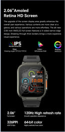 Microwear Ultra Ai3 Smartwatch: 4G SIM Card Android 2.2'' Amoled, AI Health Monitoring, 180° Rotary Camera, 256GB Storage
