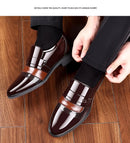 Luxury Mens Leather Shoes Retro Carved Lace-up Brogue Oxford Wedding Men Dress Shoes Male Formal Business Gentleman Office Shoes
