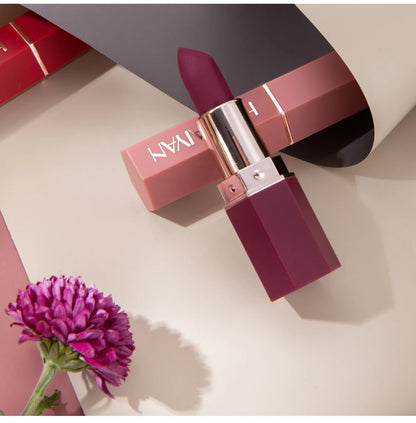 Lápiz labial mate de alta pigmentación HANDAIYAN, terciopelo, resistente al agua, maquillaje de larga duración, cosméticos para labios