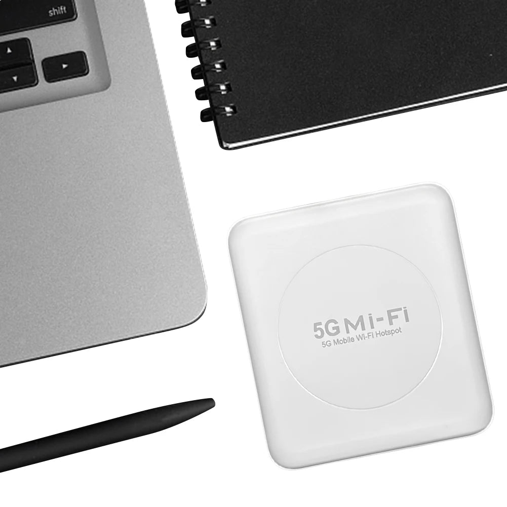 5G WiFi 6 Mobile Hotspot Router with SIM Card Slot Portable WiFi Device Pocket Mobile Hotspot for Home Office Travel