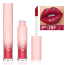 Impermeável Matte Glitter Batom Líquido, Diamante Brilhante Lip Gloss, de Longa Duração, Pérola Lipgloss, Mulheres Lip Tint, Maquiagem Cosméticos, Novo