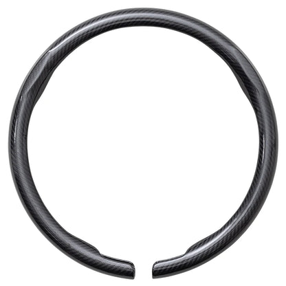 Steering Size 36-38cm Universal Non-slip D-shaped Round Breathable Car Steering Wheel Cover Protector Suitable Auto Accessories