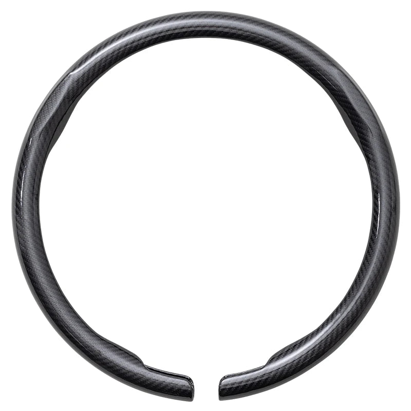 Steering Size 36-38cm Universal Non-slip D-shaped Round Breathable Car Steering Wheel Cover Protector Suitable Auto Accessories