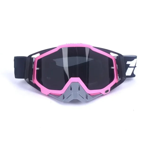 PITSCOTTFOX100 Windproof Motorcycle Goggles for Men and Women, Dustproof, Motocross, Racing, Cycling, Skiing, Best Selling 