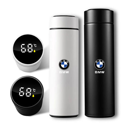 Termo inteligente con pantalla de temperatura, de acero inoxidable 304, con aislamiento al vacío, para BMW M Performance.