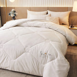Luxury 100% Wool Quilt Core Autumn Winter Thickened Warm Quilted Comforter Fluffy Soft King Queen Size Solid White Duvet Insert