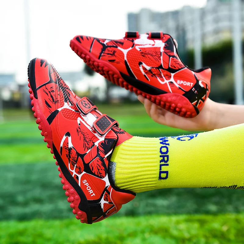 Children's Soccer Cleats Original Society Grass Training Football Field Boots Professional Indoor Non-Slip Kids Football Shoes