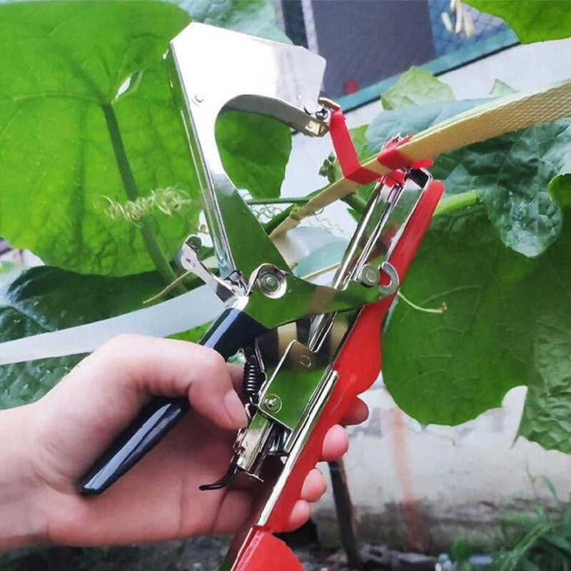 10/20Pcs Plant Branch Tie Tape Hand Tying Binding Tools with 1 Box Staple For Garden Tying Machine Vegetable Fruit Tree Tapenter