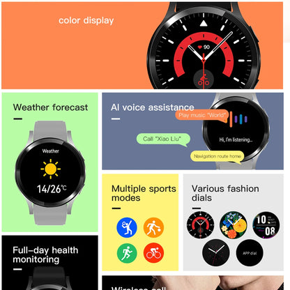2024 New Bluetooth Call Smart Watch 6 Pro 1.32” Inch 160*160 Custom Dials Sport Men And Woman Health Monitor Smartwatch For Man
