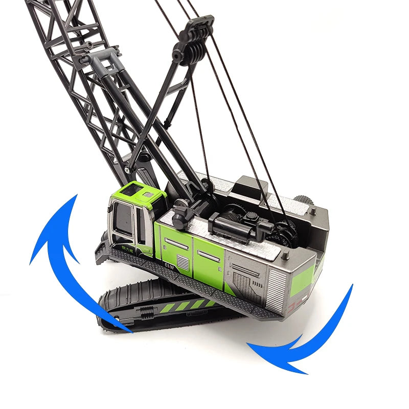 Juguetes para niños, tractor de aleación, excavadora, buldózer, grúa en miniatura, camión, modelo de vehículo agrícola de ingeniería fundido a presión, regalos para niños