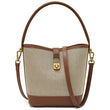 FOXER 2026 New Women's Handbag PVC Leather Lady Bucket Bag Fashion Shoulder Bag Light Luxury Best Gift for Wife,Lover