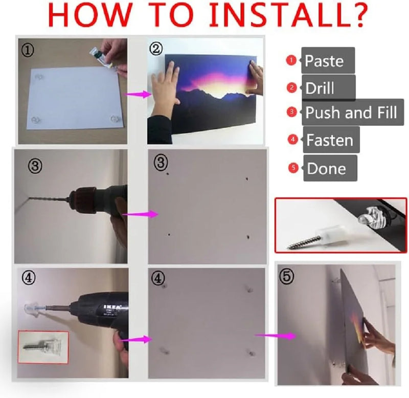 Custom Laser Cut 28/40/45cm Acrylic Modern 3D Floating House Number Sign Outdoor Street Name Waterproof Plate Matte Black White