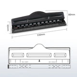 Fromthenon Mushroom Disc Hole Punch 2/4/11 Holes Puncher for A4 B5 A5 Discbound Letter Junior Notebook Planner Stationery