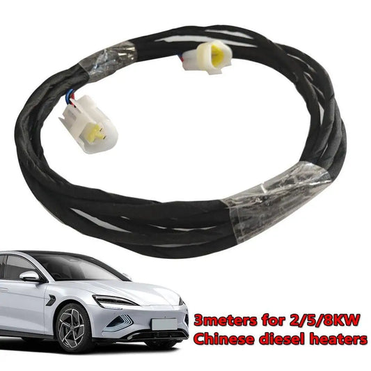 Diesel heater with LCD panel extension cable, car accessories, diesel heater cable adapter, 2m, 3m, 4m, 5kW, 2kW, 8kW, 12V