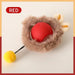 Pelota de peluche roja