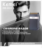 Kemei KM-678 KM-2024 KM-2628 Professional Electric Hair Clippers Beard Clipper Rechargeable Men's Shaver Hair Trimmer Kit