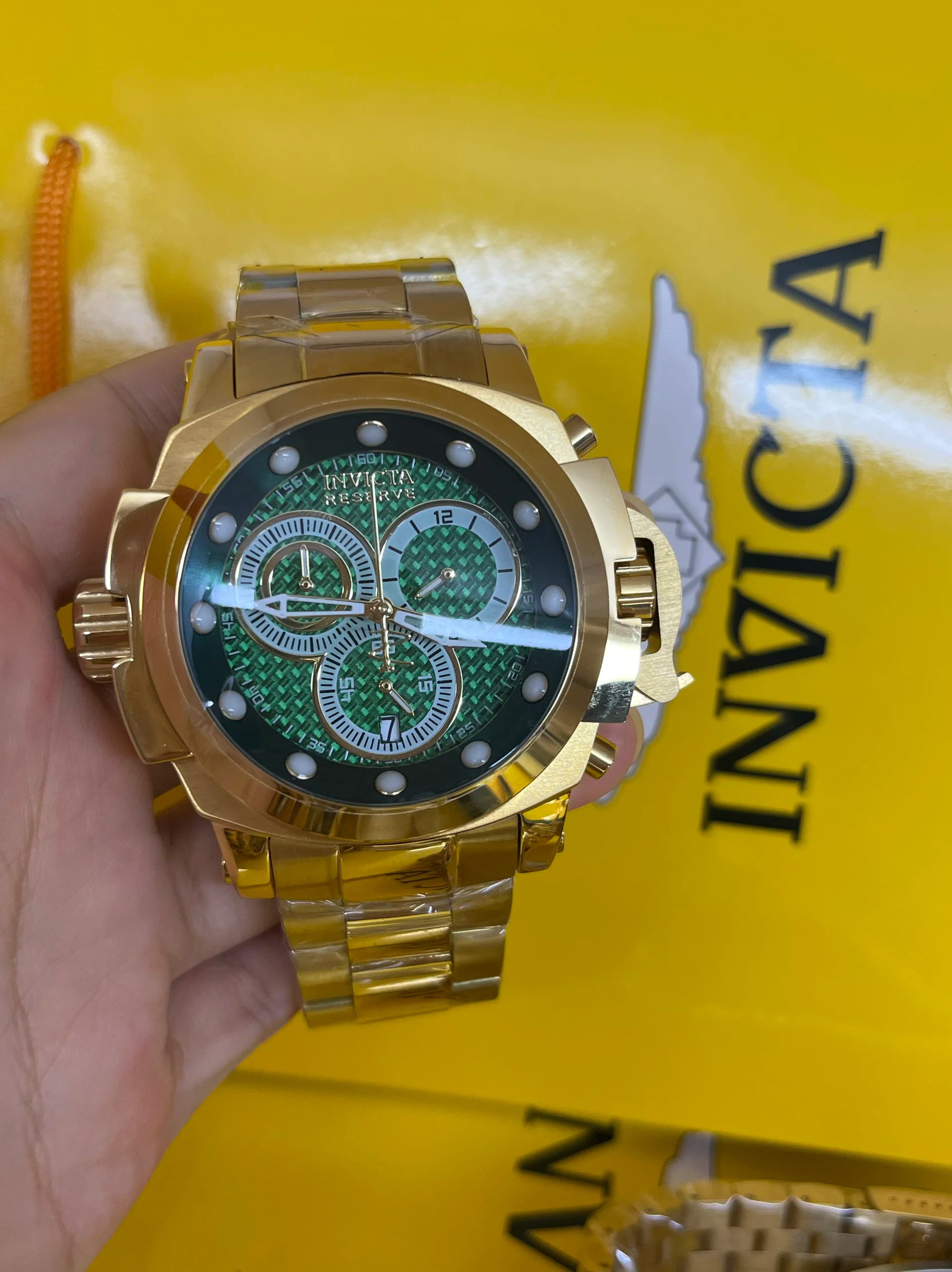INVICTA Vortex Element Waterproof Quartz Large Dial Men's Watch