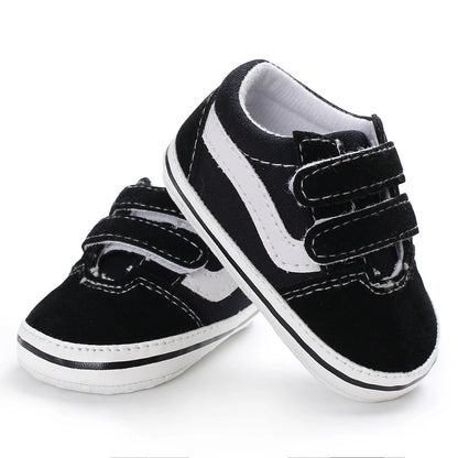 Newborn Baby Canvas Shoes Anti-slip Soft Baby Boy Girl Sneakers Casual Multi-Color Toddler First Walkers Crib Shoes