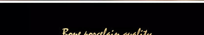Gold Luxury Home Dinnerware Sets Gift Wedding Guests Party Kitchen Tableware Ceramic Christmas Vaisselle Cuisine Dinner Sets